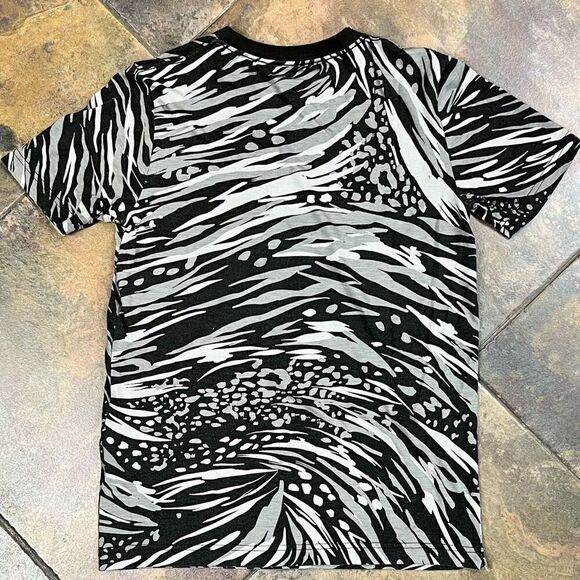 Jordan Tatum Zoo Black White Tee Shirt Large 12-13 - Picture 8 of 11